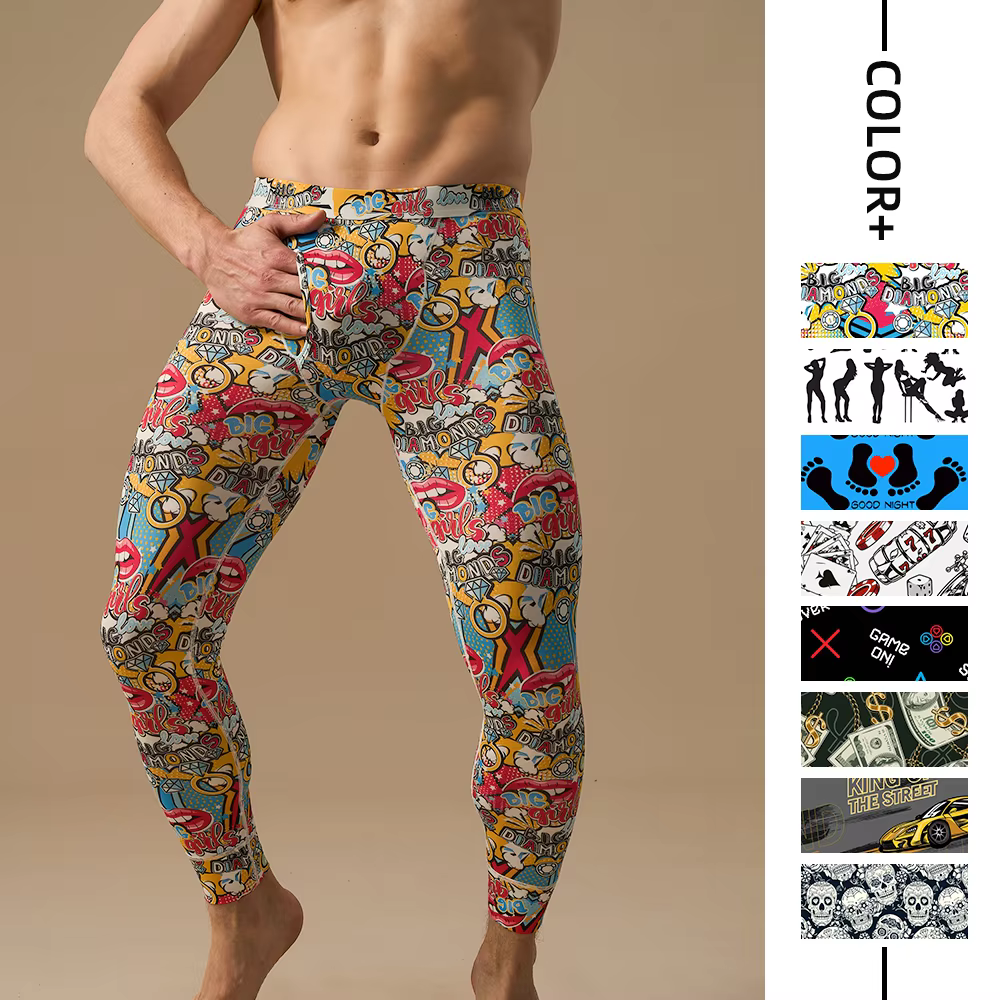 Men's Soft Stretch Leggings for Private Label Basics